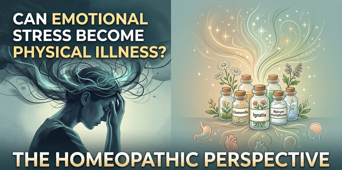 Can Emotional Stress Become Physical disease? - A Homoeopathic Perspective
